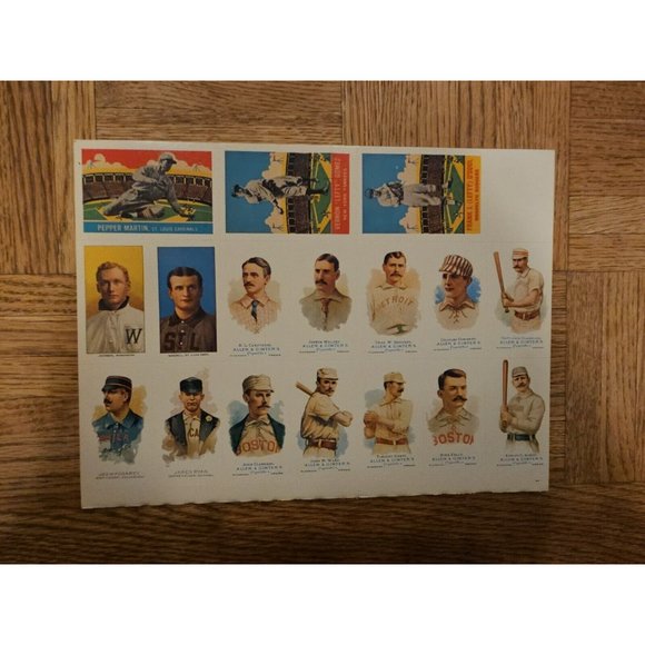 1977 Dover Publishing Reprint Baseball Card Book 8 Pages - Picture 1 of 4